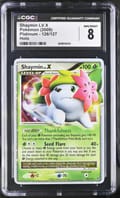 2009 Pokemon Platinum Shaymin LV.X Holo #126/127 CGC 8