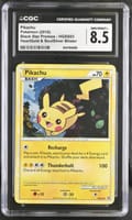 2010 Pokemon Black Star Promos Pikachu HeartGold & SoulSilver Blister #HGSS03 CGC 8.5