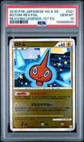 2010 Pokemon Japanese Reviving Legends Rotom-Reverse Foil 1st Edition #021 PSA 10