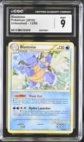 2010 Pokemon Unleashed Blastoise #13/95 CGC 9