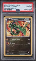 2012 Pokemon Black & White Dragon Vault Rayquaza-Holo #11 PSA 8