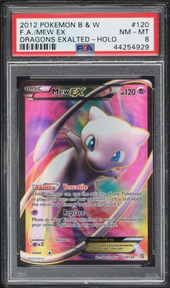 2012 Pokemon Black & White Dragons Exalted Fa/Mew Ex Dragons Exalted #120 PSA 8