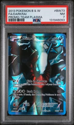 2013 Pokemon Black & White Promo #BW73 Full Art / Darkrai Team Plasma