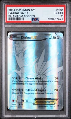 2014 Pokemon Xy Phantom Forces Fa / Dialga Ex Phantom Forces #122 PSA 2