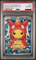 2015 Pokemon Japanese XY-P Promos Pretend Magikarp Pikachu Full Art #150/XY-P PSA 10