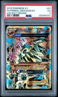 2015 Pokemon Xy Ancient Origins Fa / Primal Groudon Ex Ancient Origins #97 PSA 3