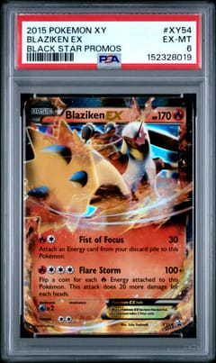 2015 Pokemon Xy Black Star Promos Blaziken Ex Black Star Promos #XY54 PSA 6