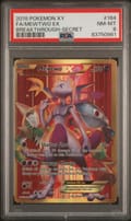 2015 Pokemon Xy Breakthrough Full Art / Mewtwo Ex Secret #164 PSA 8
