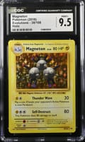 2016 Pokemon Evolutions Magneton Holo #38/108 CGC 9.5