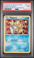 2016 Pokemon Xy Black Star Promo Magikarp-Holo Shiny Mega Gyarados #XY143 PSA 9
