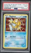 2016 Pokemon Xy Black Star Promo Magikarp-Holo Shiny Mega Gyarados #XY143 PSA 9