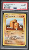 2016 Pokemon Xy Evolutions Dugtrio #56 PSA 10