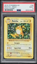 2016 Pokemon Xy Evolutions Raichu-Holo #36 PSA 9