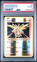 2016 Pokemon Xy Evolutions Zapdos-Rev.foil Evolutions #42 PSA 6