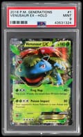 2016 Pokemon Xy Generations Venusaur Ex #1 PSA 9