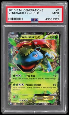 2016 Pokemon Xy Generations Venusaur Ex #1 PSA 9
