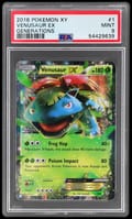 2016 Pokemon Xy Generations Venusaur Ex #1 PSA 9