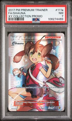 2017 Pokemon Premium Trainer Xy Collection Promo Fa/Shauna Xy Collection Promo #111a PSA 7
