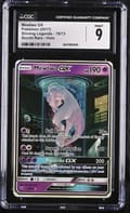 2017 Pokemon Shining Legends Mewtwo GX Secret Rare Holo #78/73 CGC 9
