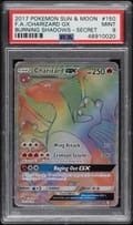 2017 Pokemon Sun & Moon Burning Shadows #150 Full Art / Charizard Gx Secret