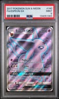 2017 Pokemon Sun & Moon Full Art / Espeon Gx #140 PSA 9