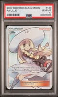 2017 Pokemon Sun & Moon Full Art / Lillie #147 PSA 10