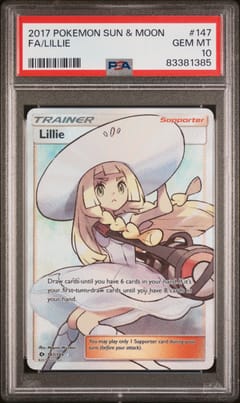 2017 Pokemon Sun & Moon Full Art / Lillie #147 PSA 10