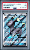 2017 Pokemon Sun & Moon Full Art / Umbreon Gx #142 PSA 7