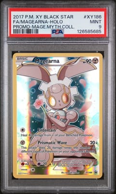 2017 Pokemon Xy Black Star Promo Full Art / Magearna Magearna Mythical Collection #XY186 PSA 9