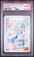 2018 Pokemon Sun & Moon Celestial Storm Fa / Lisia Celestial Storm #164 PSA 10