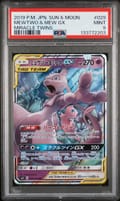 2019 Pokemon Japanese Sun & Moon Miracle Twins Mewtwo & Mew Gx Miracle Twins #029 PSA 9