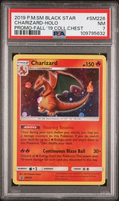 2019 Pokemon Sm Black Star Promo Charizard-Holo Fall 2019 Collector Chest #SM226 PSA 7