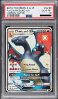 2019 Pokemon Sun & Moon: Hidden Fates Charizard GX Shiny Vault: Full Art #SV49 PSA 10