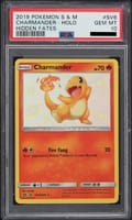 2019 Pokemon Sun & Moon: Hidden Fates Charmander Shiny Vault #SV6 PSA 10