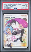 2019 Pokemon Sun & Moon Hidden Fates Fa / Jessie & James Hidden Fates #68 PSA 10