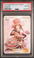 2019 Pokemon Sun & Moon Team Up Full Art / Dana #173 PSA 10