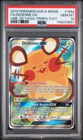 2019 Pokemon Sun & Moon Unbroken Bonds Full Art / Dedenne Gx 2020 Yellow a Alternate Art Trainer's Toolkit #195a PSA 10
