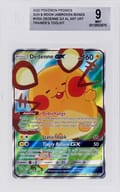 2020 Pokemon Sun and Moon Unbroken Bonds Promo Alternate Art Trainer' Dedenne Gx #195a BGS 9