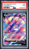 2020 Pokemon Sword & Shield Darkness Ablaze Full Art / Crobat V #182 PSA 9