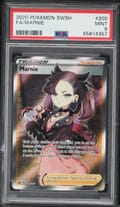 2020 Pokemon Sword & Shield Fa / Marnie #200 PSA 9