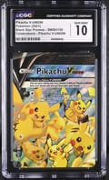 2021 Black Star Promos Pikachu V-UNION Celebrations - Pikachu V-UNION #SWSH139 CGC GM10