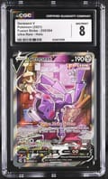 2021 Fusion Strike Genesect V Ultra Rare Holo #255/264 CGC 8