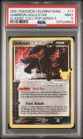 2021 Pokemon Celebrations Classic Collection Umbreon-Gold Star Classic Coll-Pop Series 5 #17 PSA 9