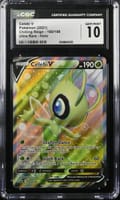 2021 Pokemon Chilling Reign Celebi V Ultra Rare Holo #160/198 CGC 10
