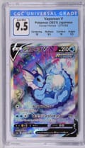 2021 Pokemon Eevee Heroes Japanese Vaporeon V Super Rare Holo #075/069 CGC 10