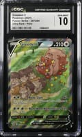 2021 Pokemon Fusion Strike Greedent V Ultra Rare Holo #257/264 CGC 10