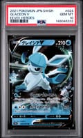 2021 Pokemon Japanese Sword & Shield Eevee Heroes Glaceon V Eevee Heroes #024 PSA 10