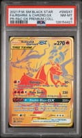 2021 Pokemon Sm Black Star Promo Fa/Rshrm. & Chrzrd.Gx Pr-R&C Gx Premium Coll. #SM247 PSA 8