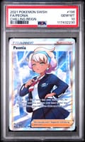 2021 Pokemon Sword & Shield Chilling Reign Fa / Peonia Chilling Reign #196 PSA 10