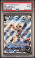 2021 Pokemon Sword & Shield Chilling Reign Fa / Zeraora V Chilling Reign #166 PSA 9